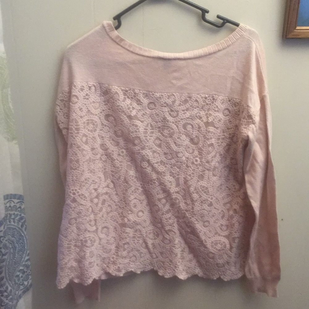 American Eagle Light Pink Sweater